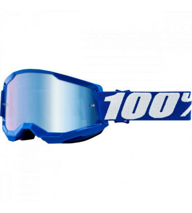 Maschera 100% Strata 2 Blu - Lente a specchio