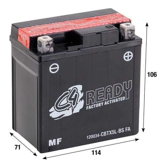 120034 - Batteria al gel CBTX5L-FA (YTX5L-FA)