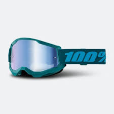 Maschera 100% Strata 2 Azzurra - Lente a specchio