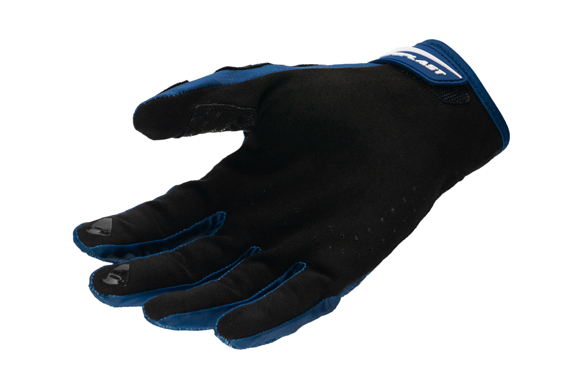 Guanti motocross UFO Hayes blu navy e bianco