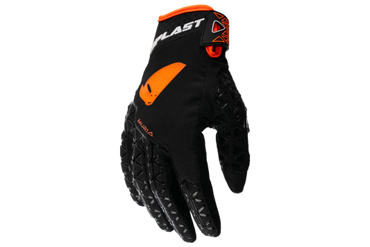 Guanto motocross UFO  Muria nero e arancione fluo